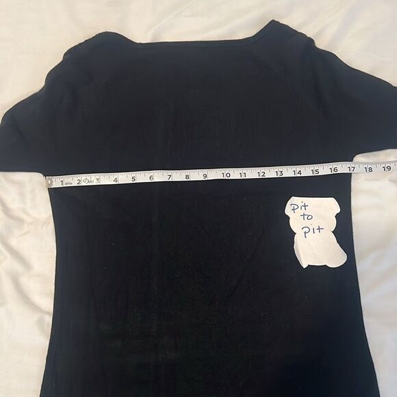 BCBGMaxAzria szM stretchy sweater dress with cutout detail on both shoulders EUC - Picture 11 of 13